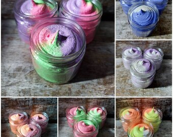 Wholesale 2 oz Whipped Sugar Scrubs 48 Total MAKE your own labels Choose 4 Scents Per Order