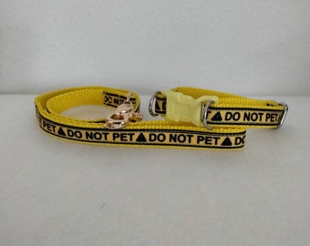 Belly Bands or Matching Leashes for Marmoset Monkeys, "Do Not Pet" Belly Band or Leash,  Handcrafted in USA