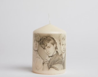 A-ha inspired candle