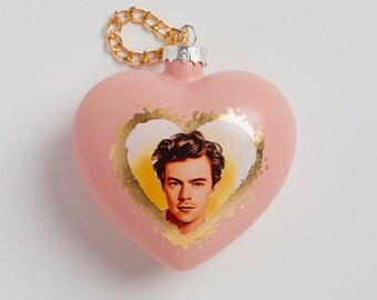 Harry Styles inspired Christmas bauble.