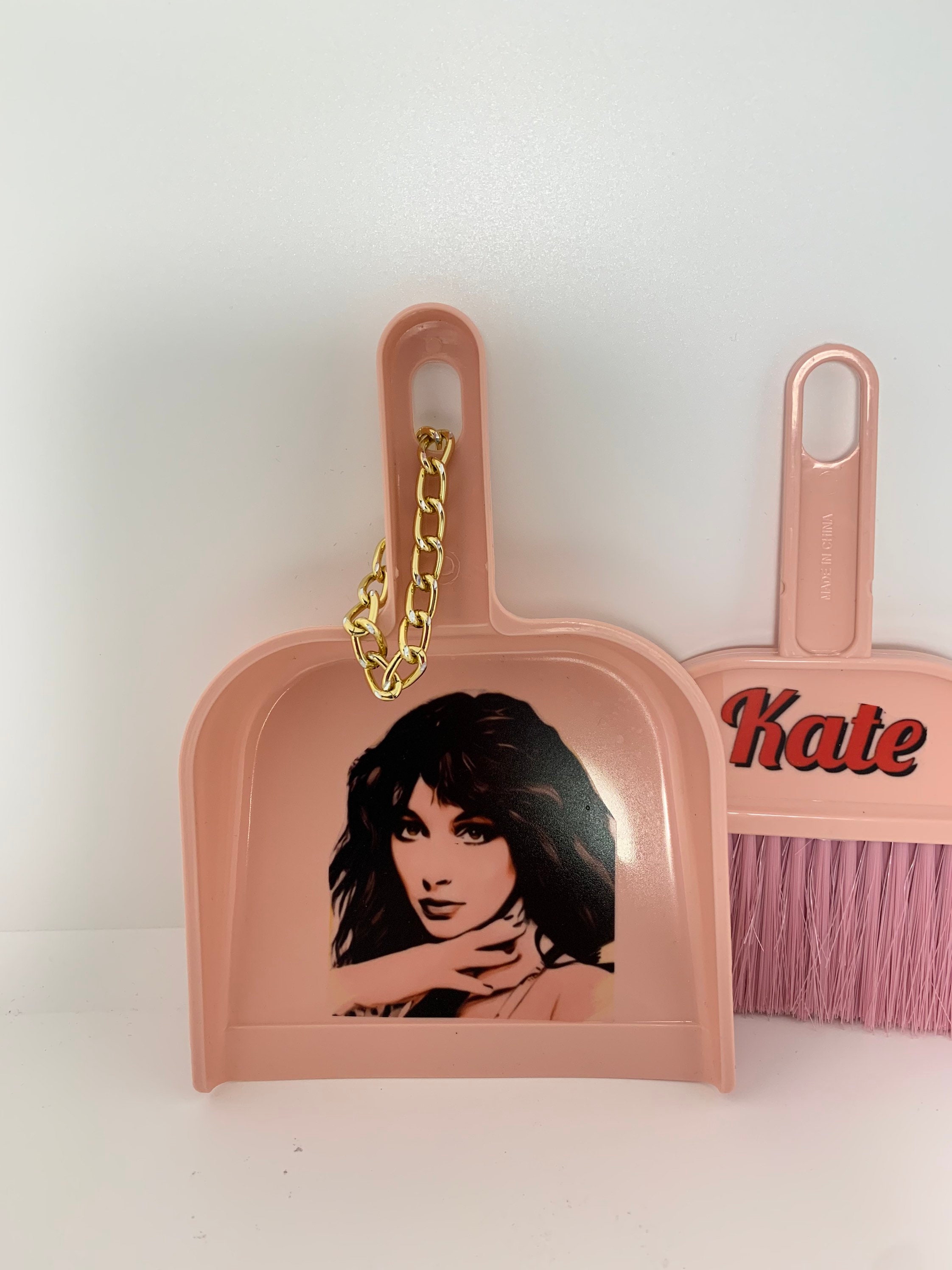 Kate Bush dustpan and brush Etsy