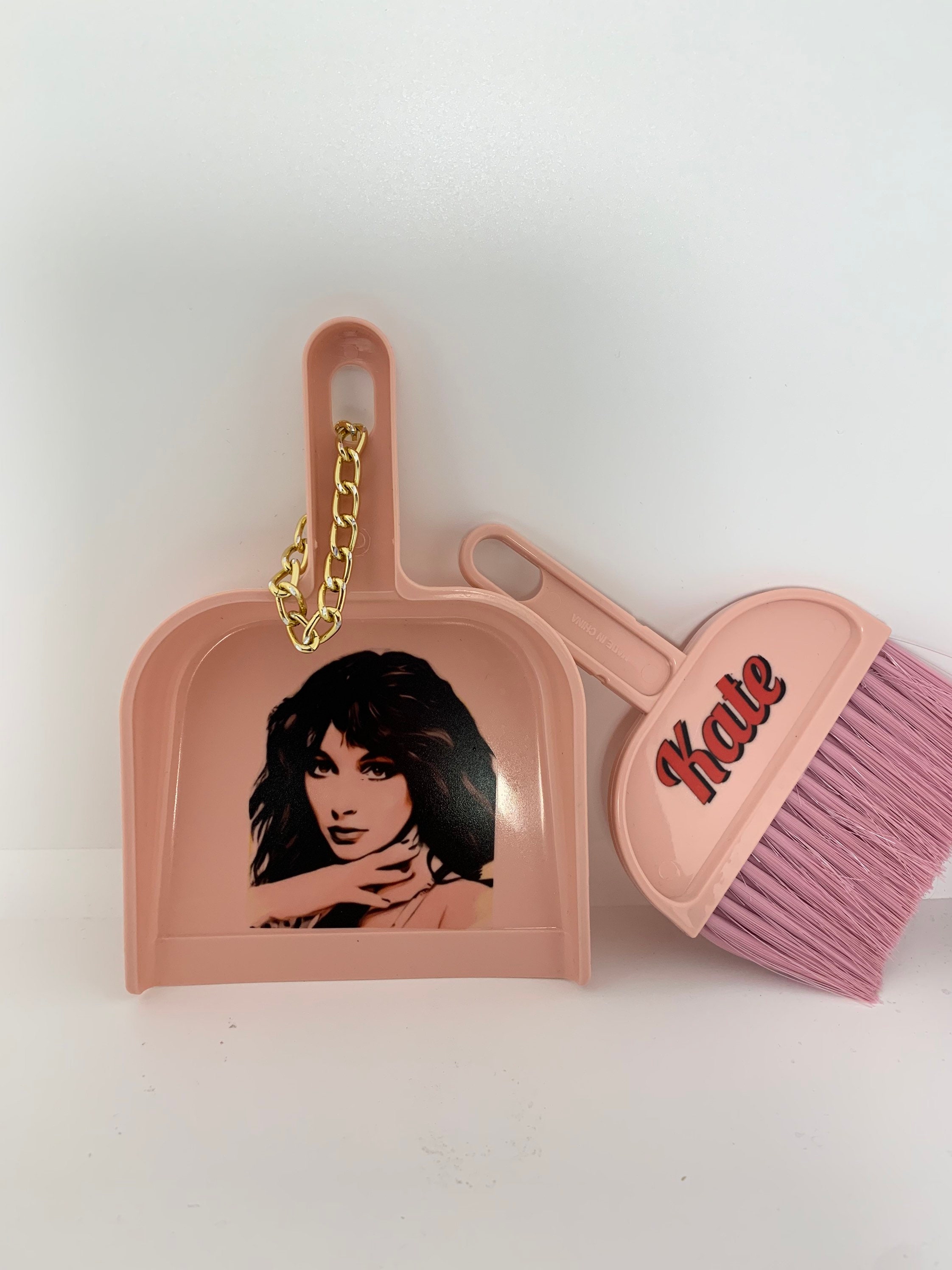 Kate Bush dustpan and brush Etsy