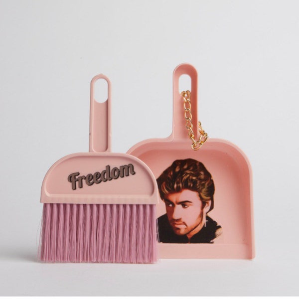 George Michael mini dustpan and brush