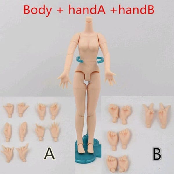 Blythe Body / Blythe part / 8.5 inch Joint Doll with hand set A+B / Custom