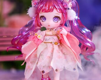 Adorable doll Shuga Fairy Zhuzhubao Pangpi 1/6 Bjd Dolls with Cute, Angry