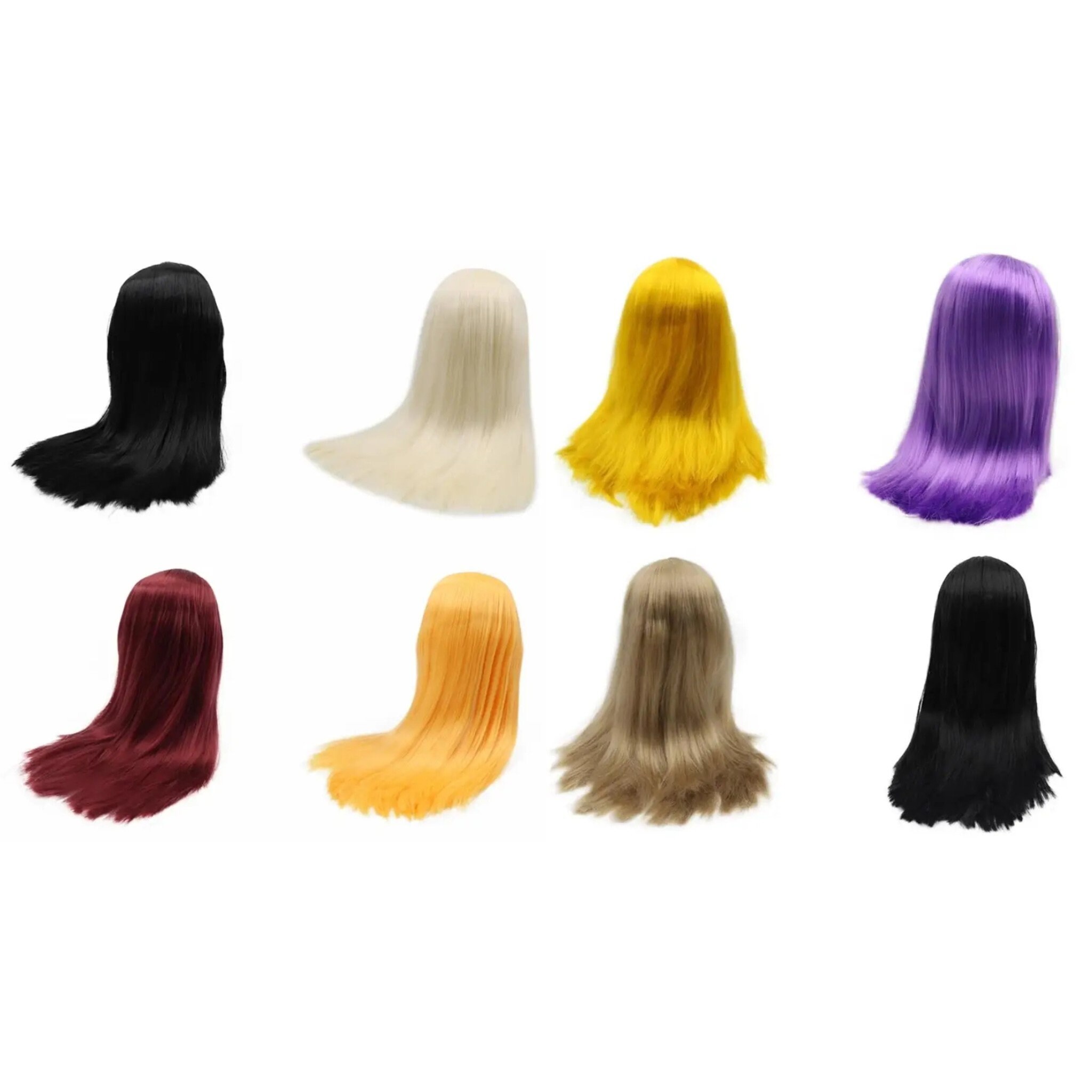 blythe straight hair blythe wig with bangs wig without bangs blythe wig with bang wig without bang blythe scalp long hair