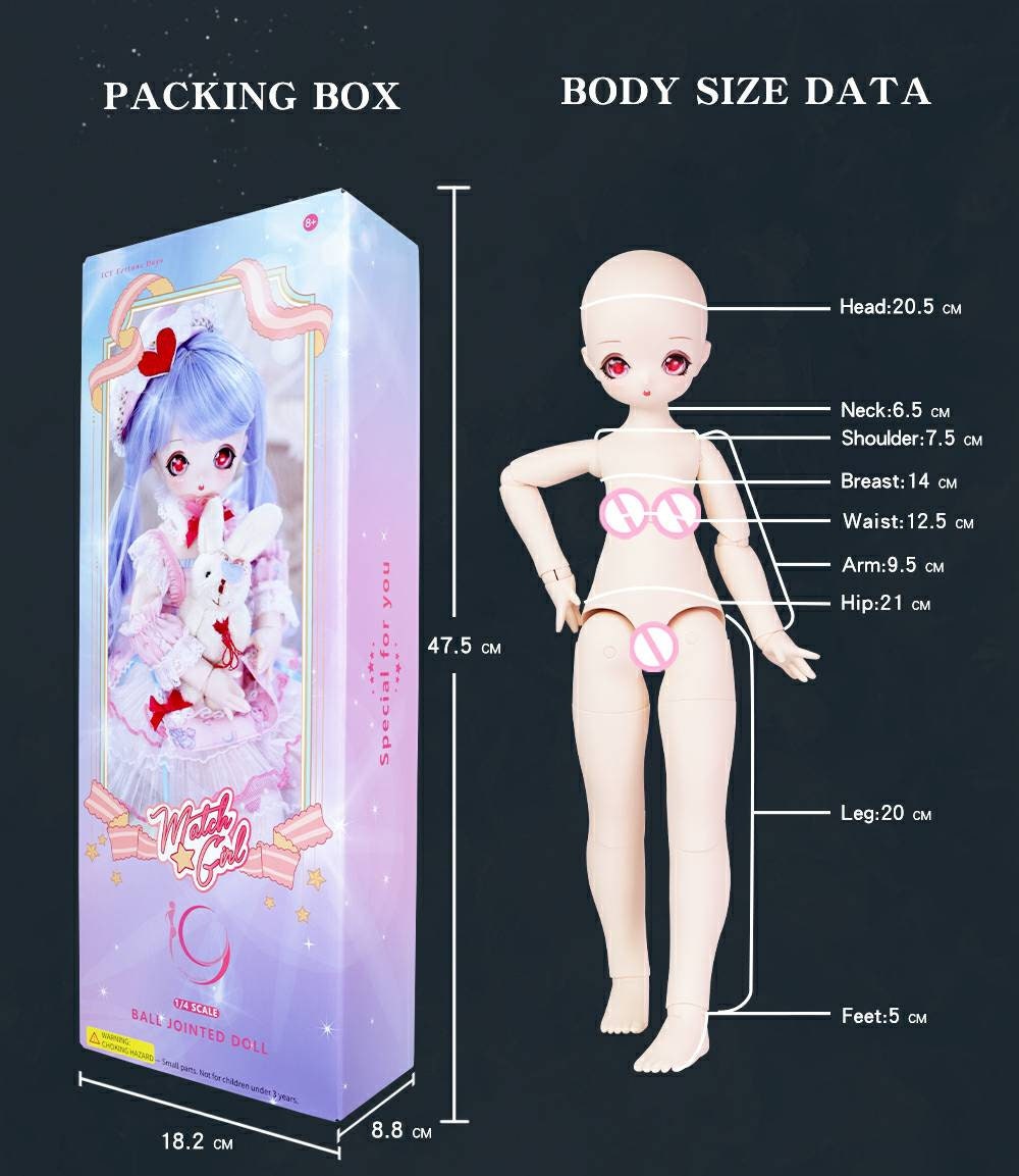 AMITD 1/6 Bjd Doll Anime Ball Jointed Doll SD Dolls Resin Action Figure