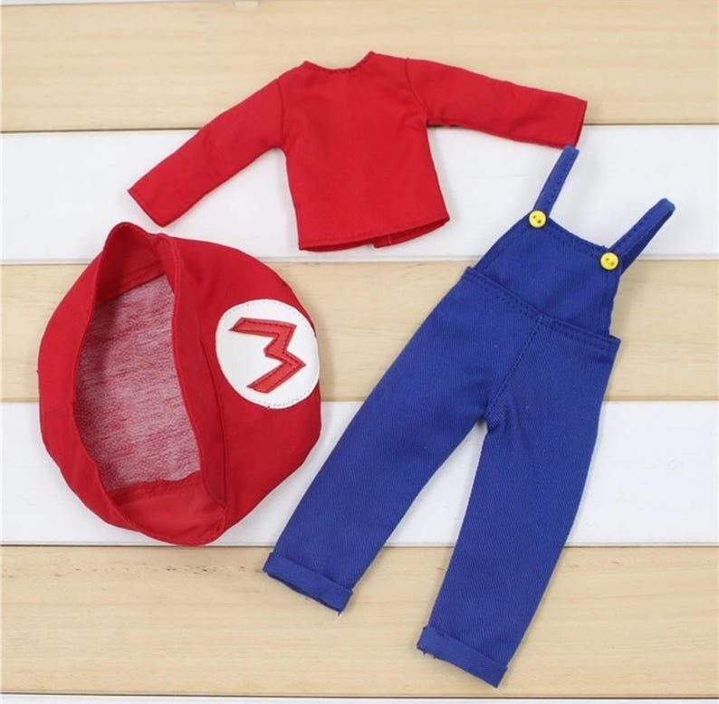 Blythe Super Mario Costume / Blythe Super Mario Clothes / Etsy