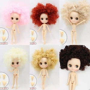 Poupée mixte blythe moyenne / poupée blythe moyenne / Blythe personnalisée, Blythedolleyechips