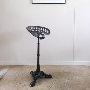 Metal tractor seat stool