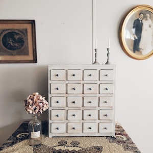 Small antique haberdashery/workshop cabinet