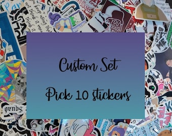 Pick 10 Sticker Mix, Variety Set