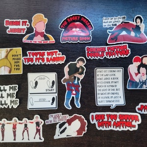 Rocky Horror Picture Show inspired Sticker Set
