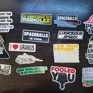 Spaceballs the stickers inspired set