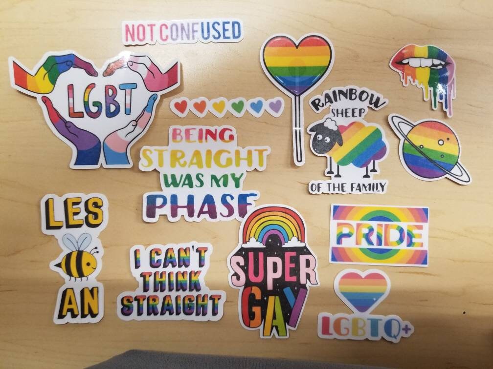 Pride LGBTQ sticker set #2