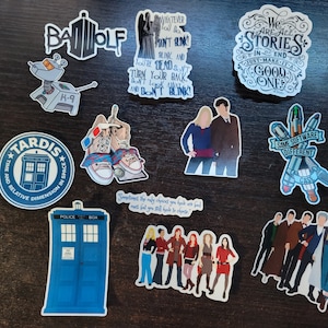 Dr. Who inspired sticker set #1