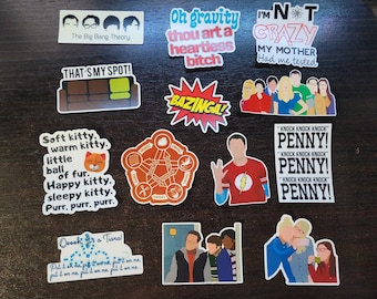 The Big Bang Theory Inspired Sticker Set