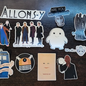 Dr. Who inspired sticker set #2