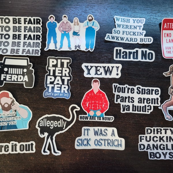 Letterkenny inspired Sticker Set #1