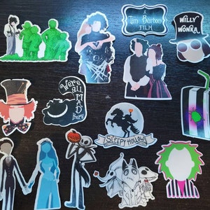 Tim Burton Movies inspired set