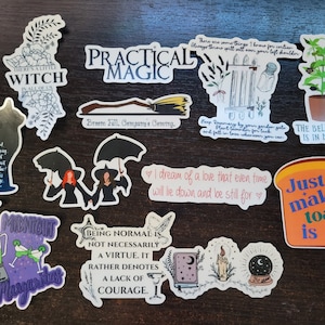 Practical Magic Inspired sticker set