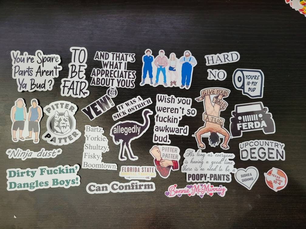 Letterkenny inspired sticker set #1