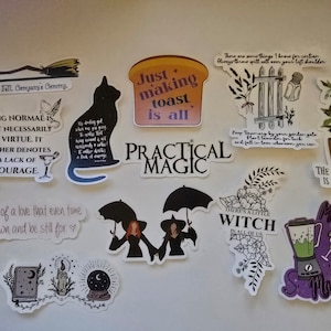 Practicals Stickers Practical Magic Inspired Sticker Set - Etsy