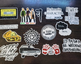 Supernatural Inspired Sticker Set