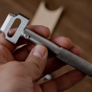 Oval Hole Punch with Handle TEP2 Press Machine Nozzle Oval Hole Die Cut Leathercraft Hole Punch Tool Leather Belt Oval Cutter