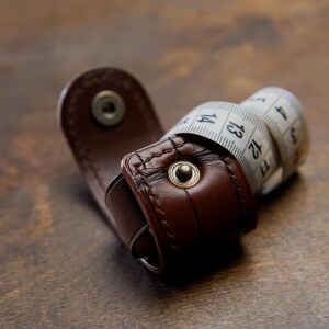 Tailor's Ruler Leather Case PDF Pattern, Leathercraft Tools Cover