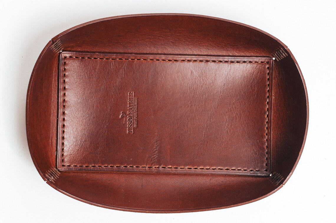 Leather valet tray pdf pattern Plate leather pattern PDF Etsy