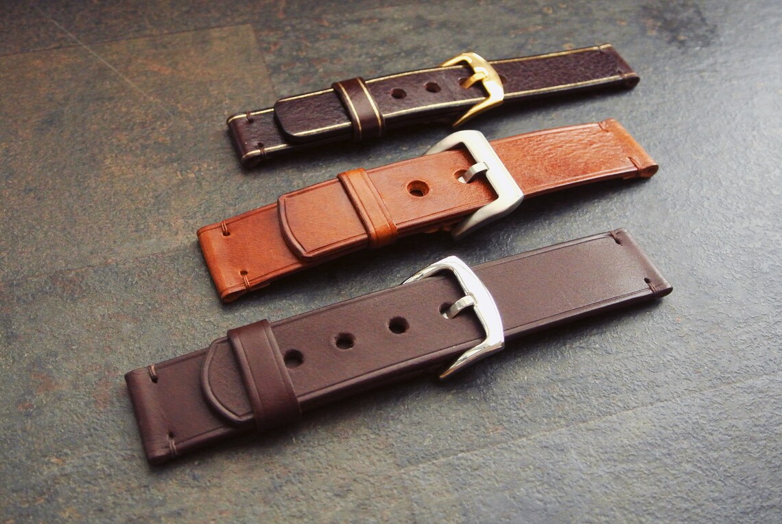 Watch strap pattern PDF Leather watch band template Handmade Etsy
