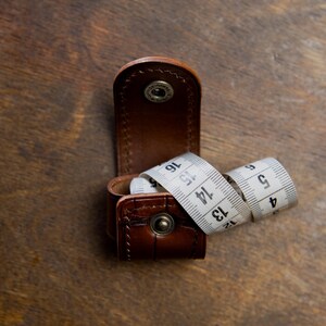 Tailor's Ruler Leather Case PDF Pattern, Leathercraft Tools Cover