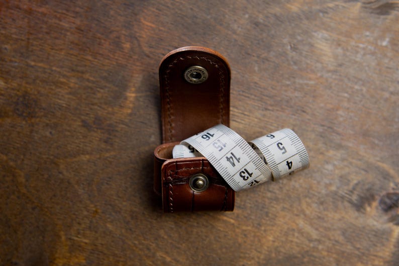 Tailor's Ruler Leather Case PDF Pattern, Leathercraft Tools Cover