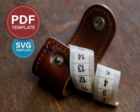 Tailor's Ruler Leather Case PDF Pattern, Leathercraft Tools Cover + Video Tutorial