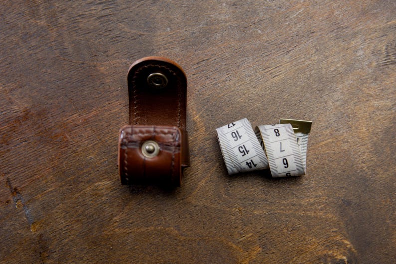 Tailor's Ruler Leather Case PDF Pattern, Leathercraft Tools Cover