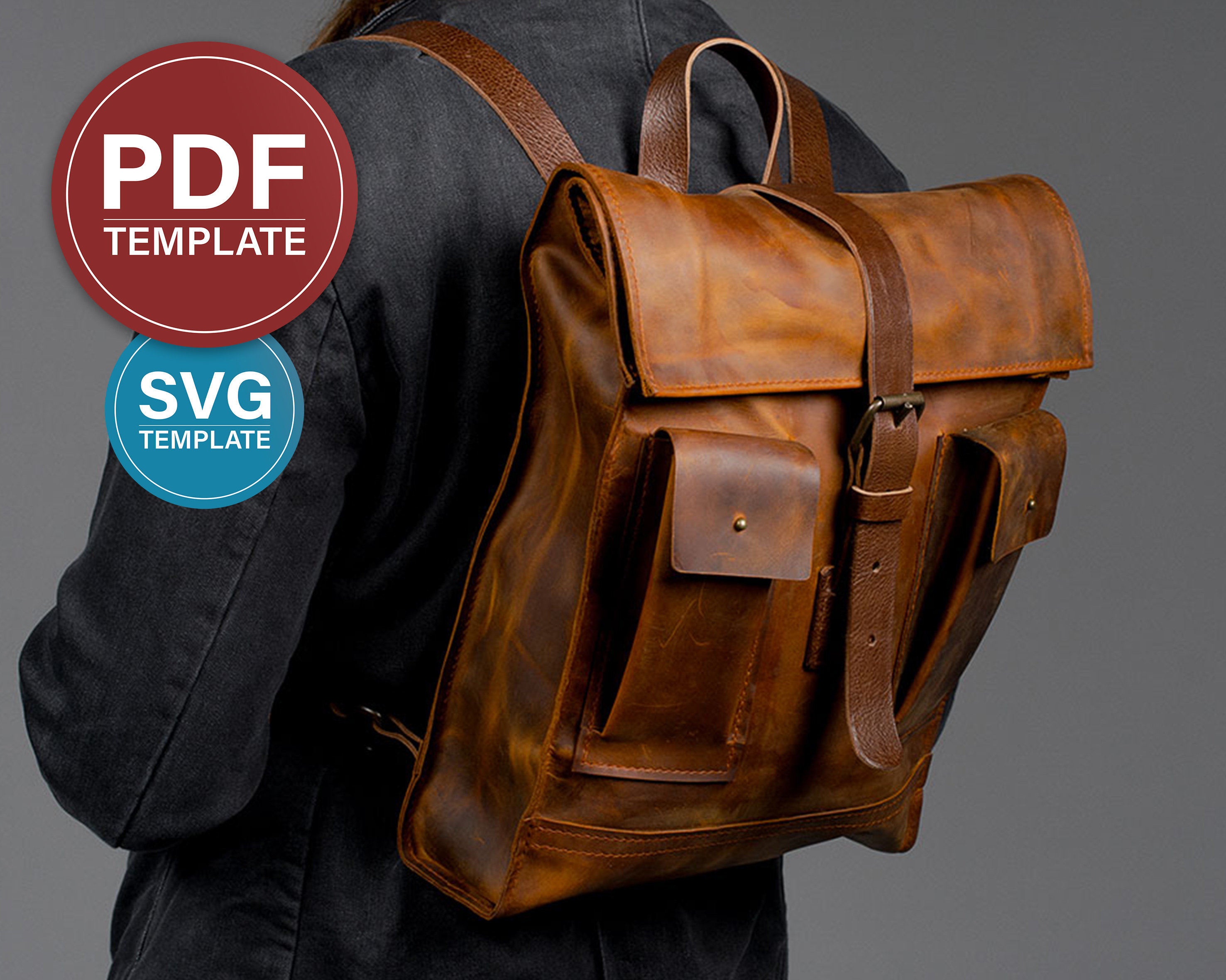 Hermes, GR24, Backpack, satchel, rucksack, leather, bag, pattern,  leathercraft