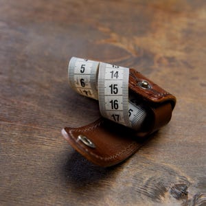 Tailor's Ruler Leather Case PDF Pattern, Leathercraft Tools Cover
