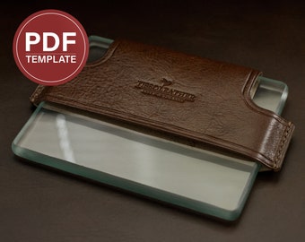 PDF-Vorlage für die Polier-Glas-Ledertasche: Muster der Werkzeug-Abdeckung + Video-Anleitung