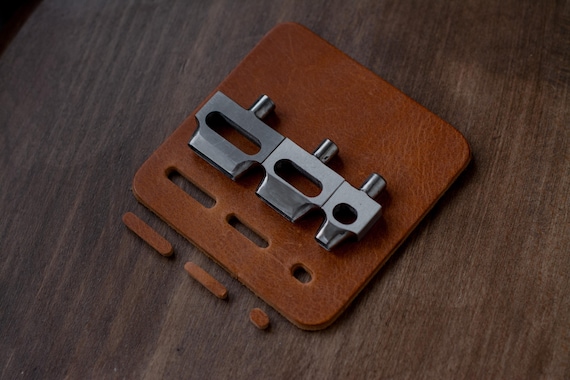 Oval Leather Hole Punch Tool with Handle: TEP2 Press Compatible