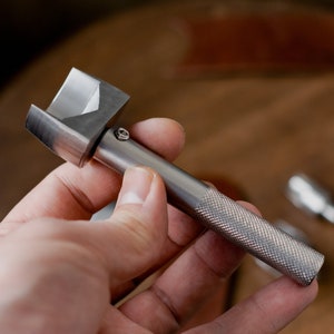 Leather Belt End Cutter: U-Style Edge Tool