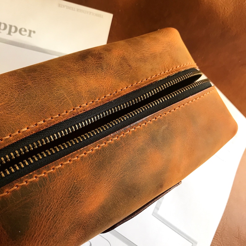 Dopp Kit leather pattern PDF Toiletry bag pattern PDF Handmade Etsy