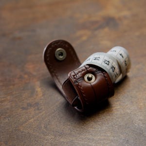 Tailor's Ruler Leather Case PDF Pattern, Leathercraft Tools Cover