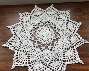 Moonpetals Doily - Hand crocheted