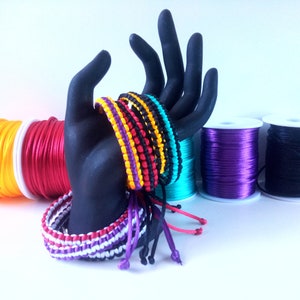 Braided bracelet - Rope bracelet - Thread bracelet - Colorful bracelet - Friendship bracelet