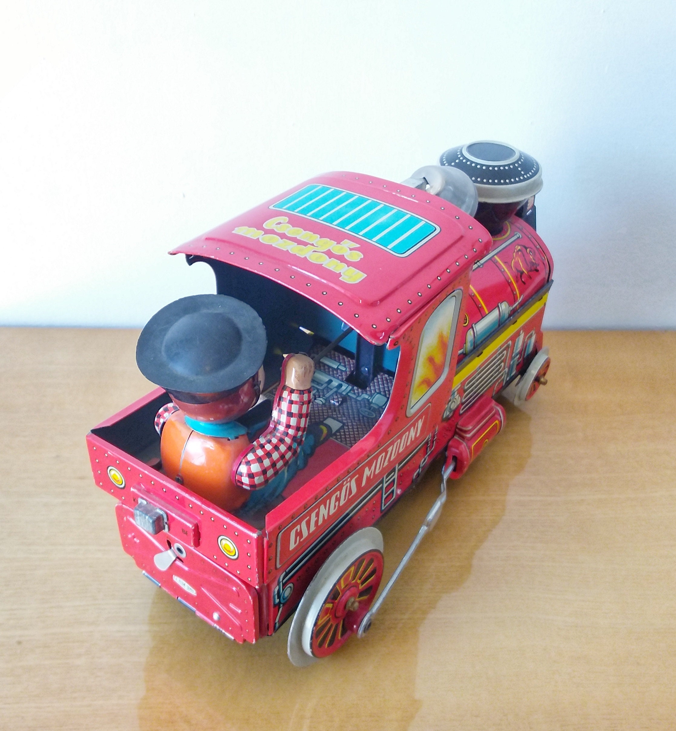 Jouet Ancien Locomotive Train En Tôle – Vintage – Occasion