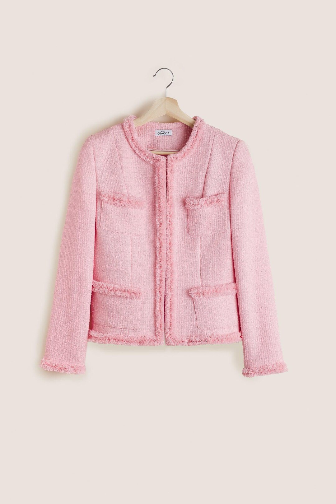 Dear Pink Tweed Jacket