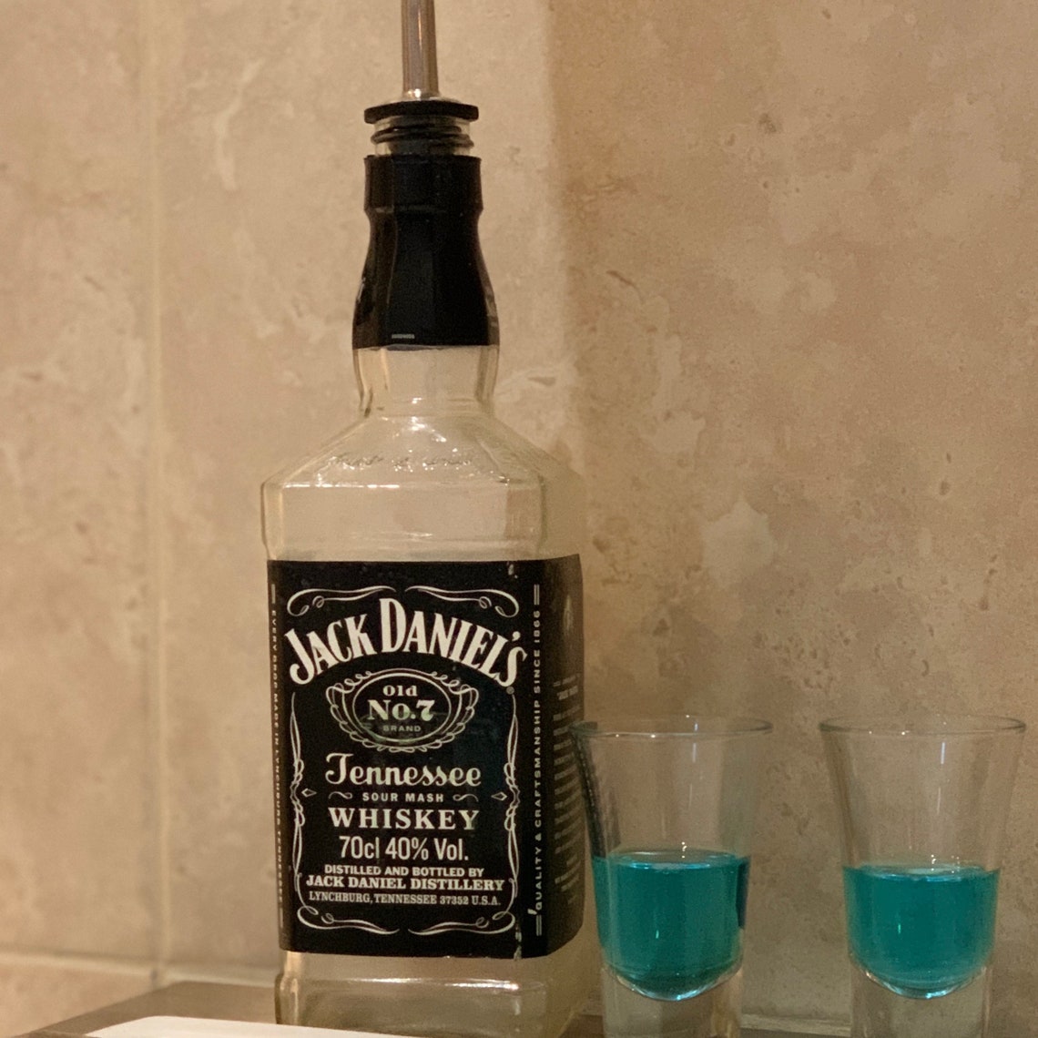 Novelty Liquor Mouthwash Dispenser Bombay Blue Sapphire Jack Etsy