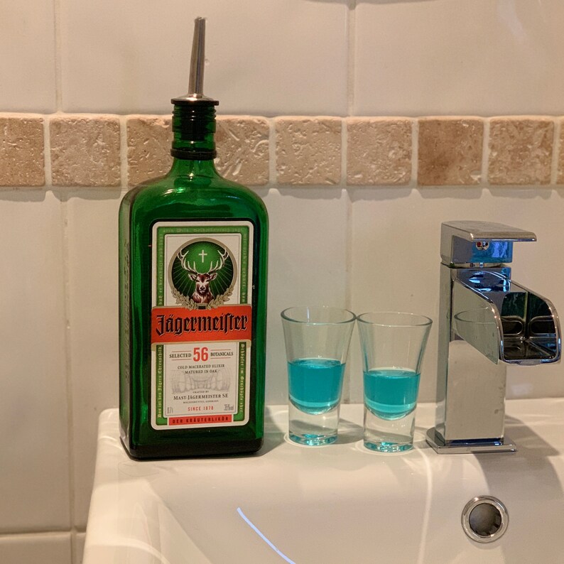 Novelty Liquor Mouthwash Dispenser Bombay Blue Sapphire Jack Etsy