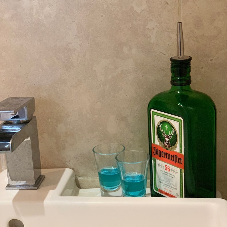Novelty Liquor Mouthwash Dispenser Bombay Blue Sapphire Jack Etsy